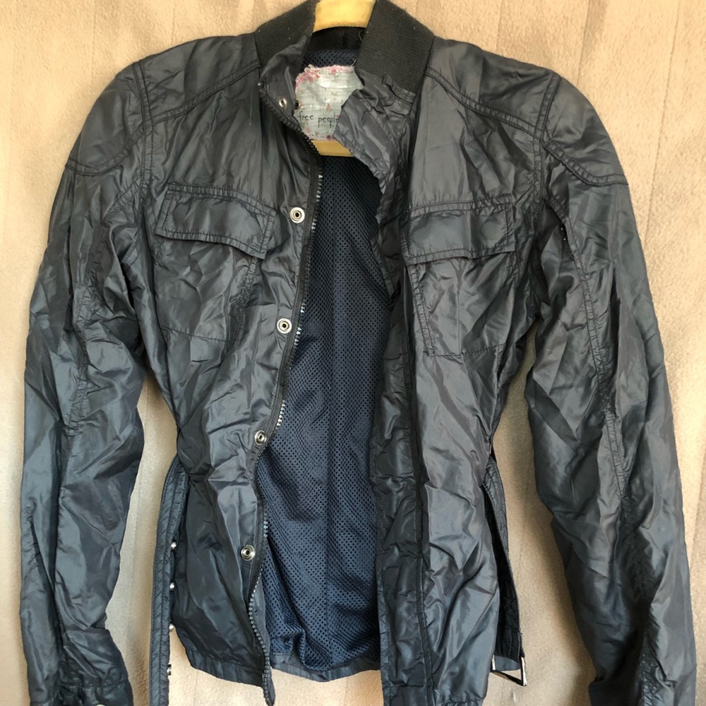 Free People Nylon Windbreaker